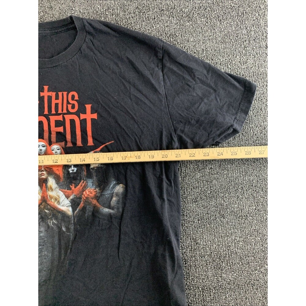 In This Moment 2022 Unisex Large Tour Black Multi Color Band T-Shirt - Picture 4 of 6